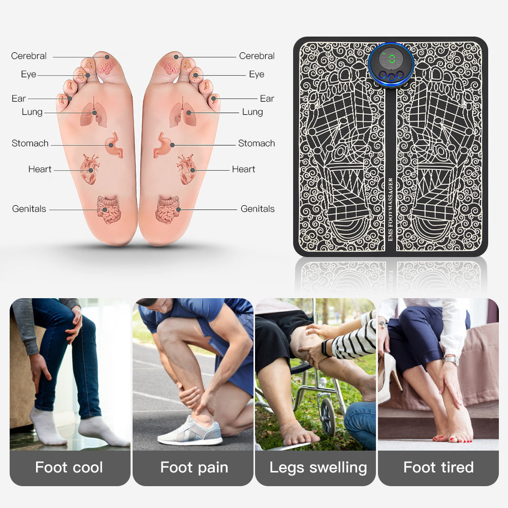 Rechargeable Portable Foot Intelligent Massage Pad Rechargeable Portable Foot Intelligent Massage Pad